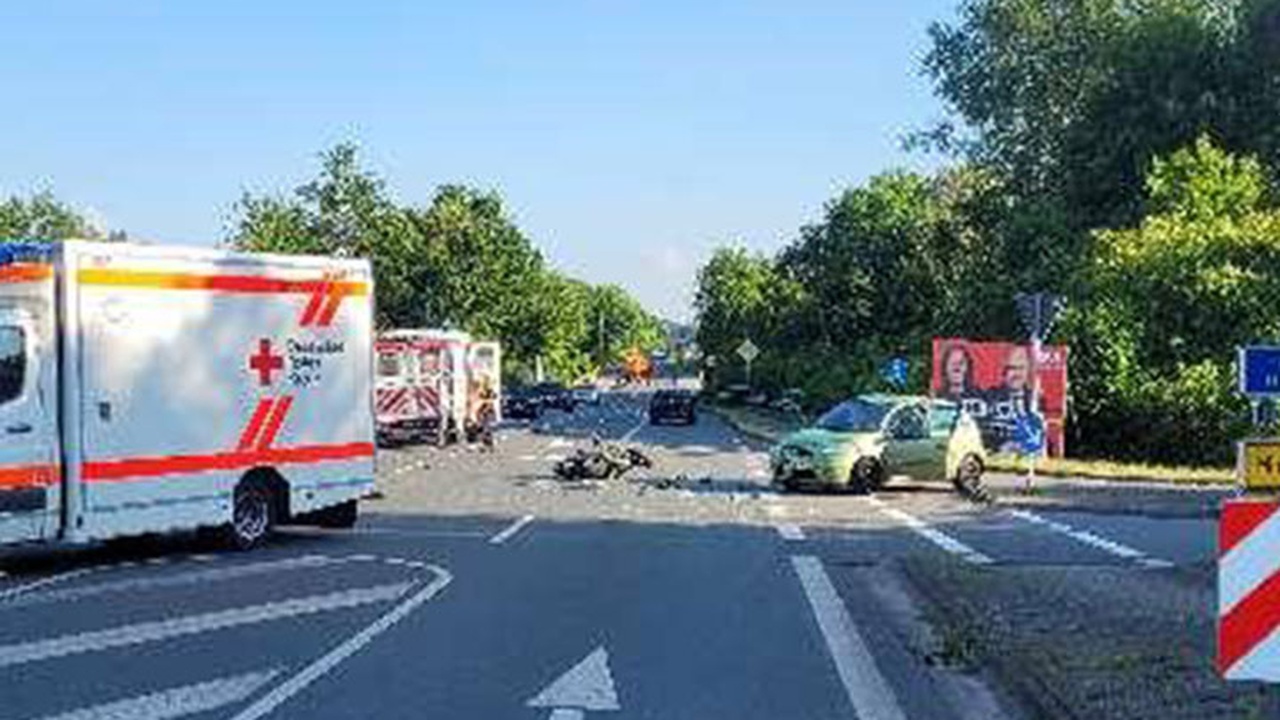 Auffahrunfall in Bückeburg mit hohem Sachschaden