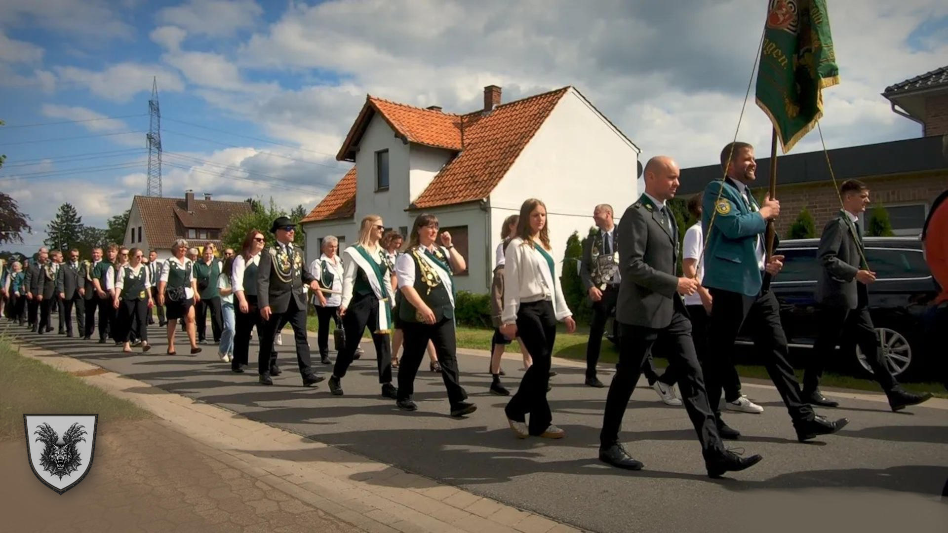 Schützenfest in Mehringen mit dem Musikzug der Grafenstadt Hoya
