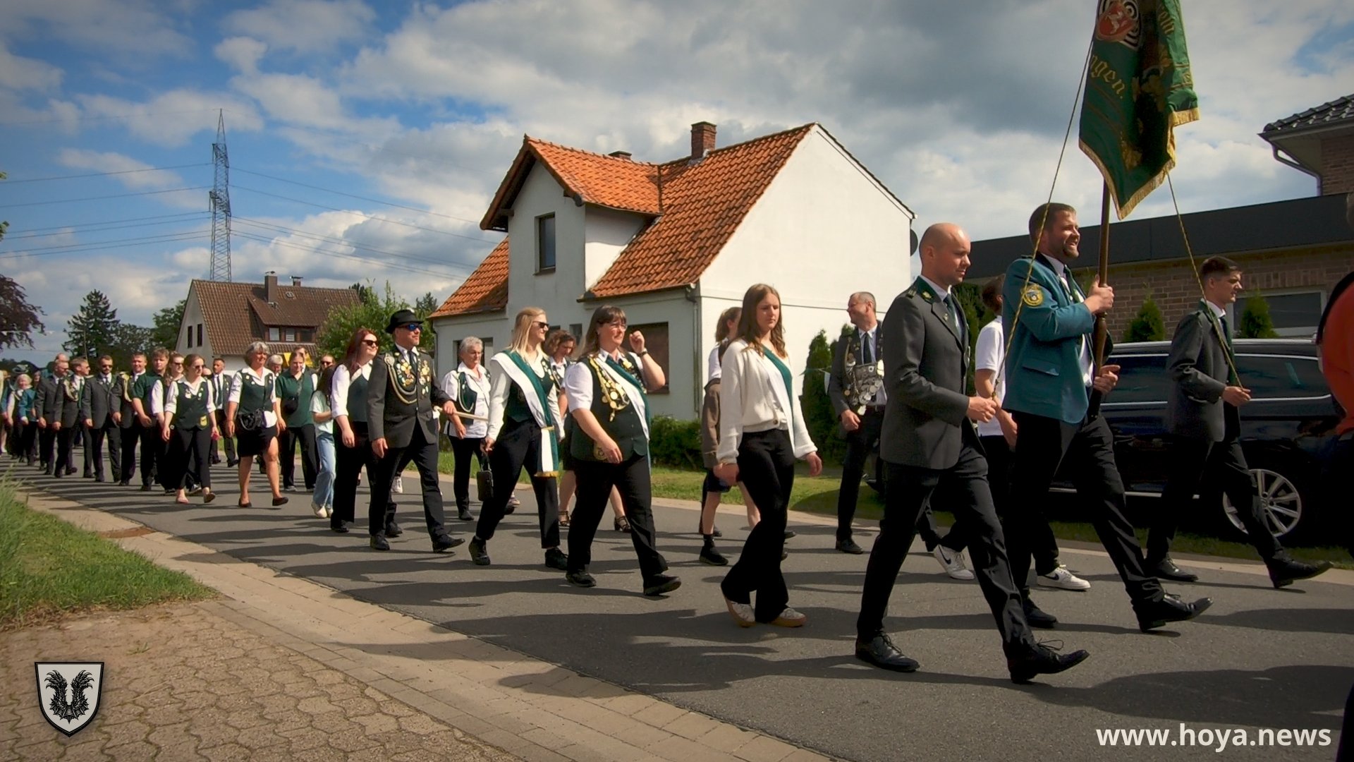 Schützenfest in Mehringen mit dem Spielmannszug Hoya