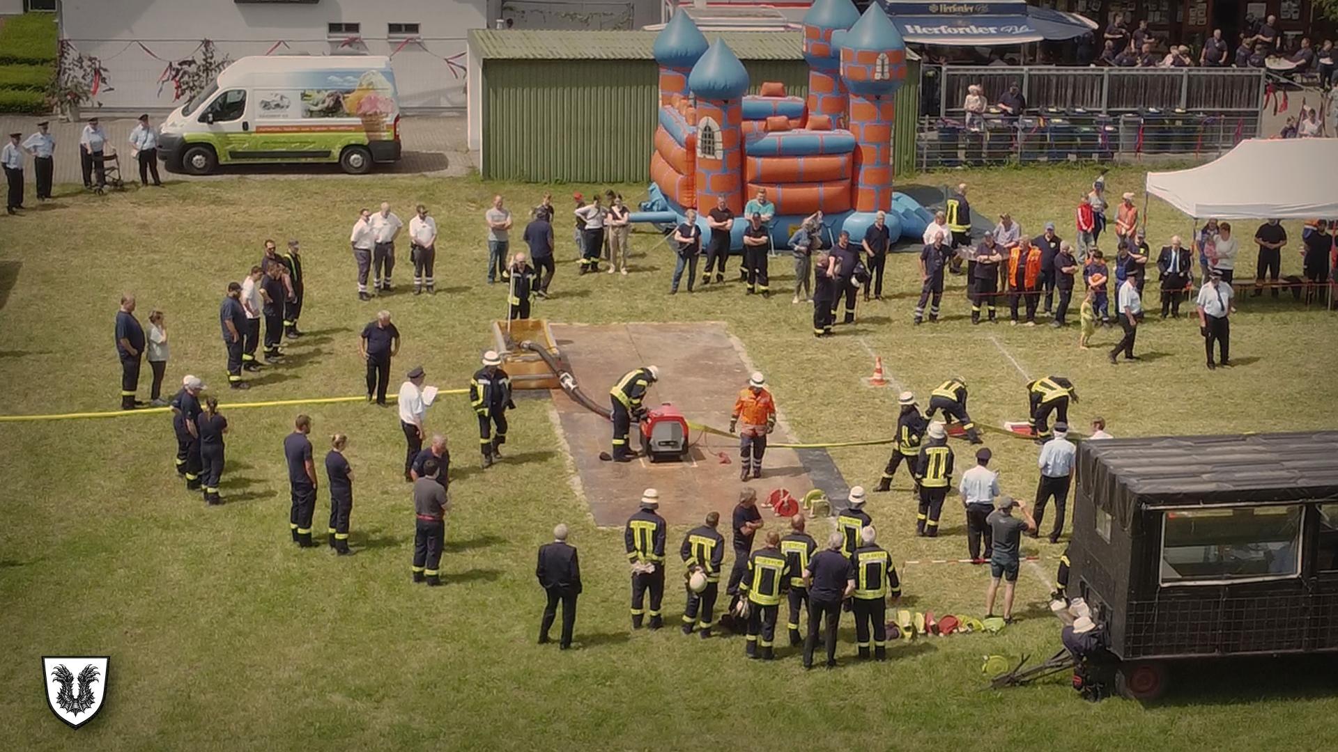 100-jähriges Bestehen des Gemeindefeuerwehrtages in Mehringen