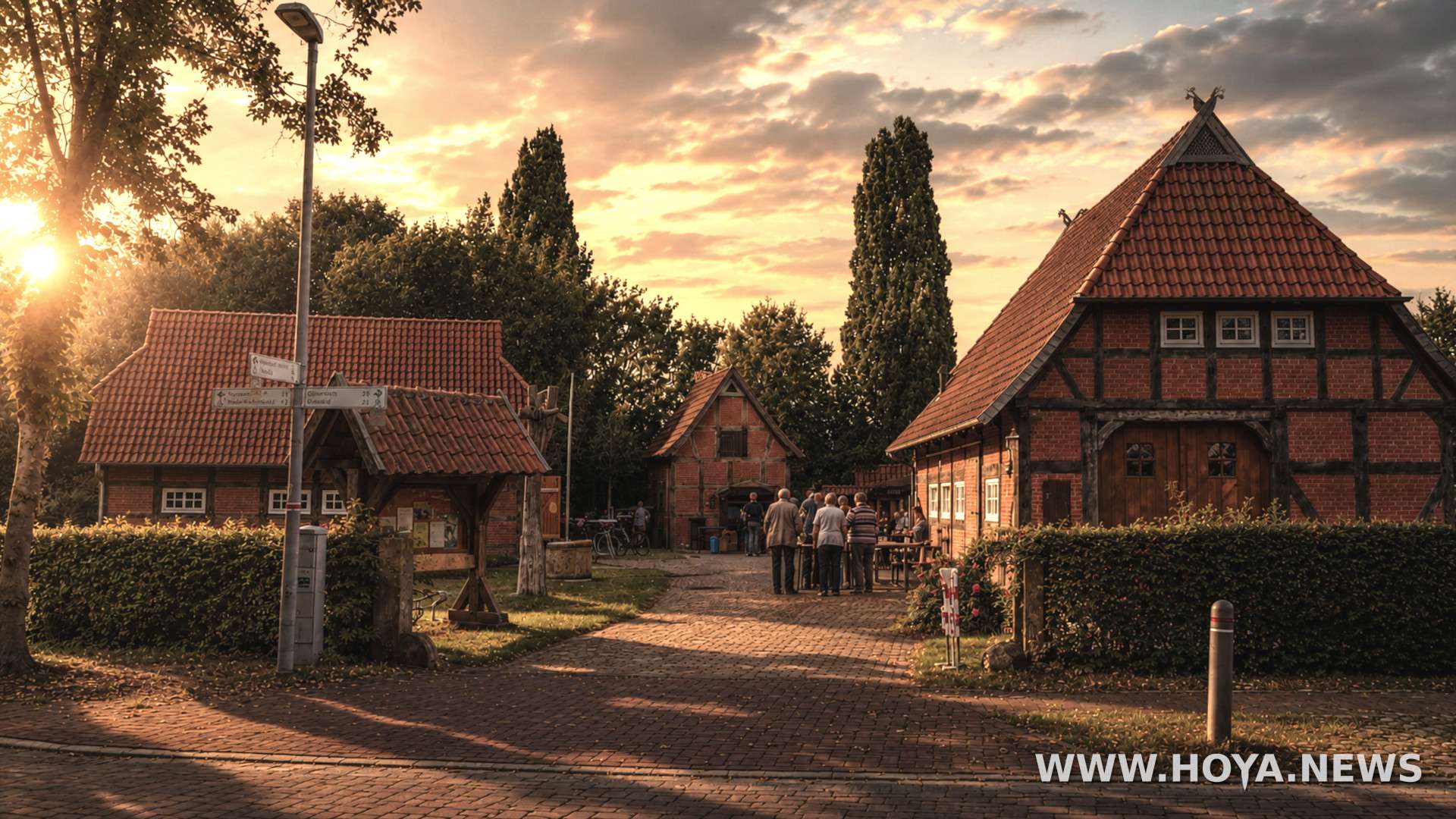 Sommerabend am Heimathus in Wechold mit den „Brokser Gassenhauern“