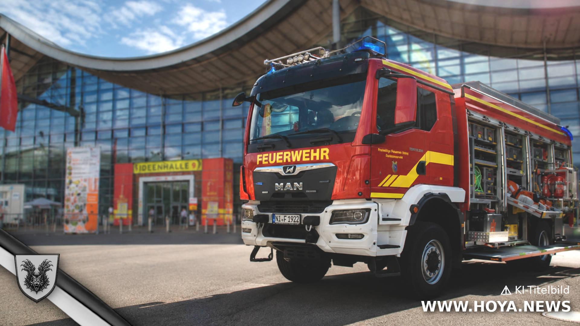 Freiwillige Feuerwehr Stolzenau präsentierte ihren Rüstwagen in Hannover